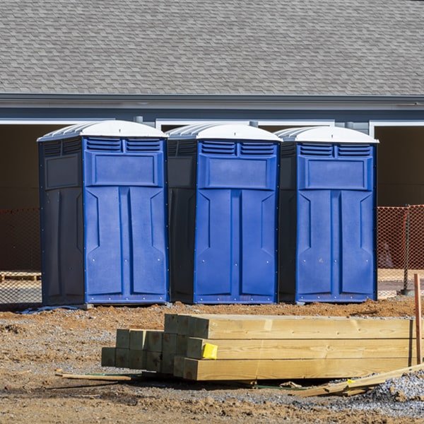 what is the maximum capacity for a single portable toilet in Fremont Indiana